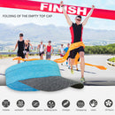 Sports Sun Visor Hat Long Soft Brim Breathable Sweatband Cap for Marathon Tennis