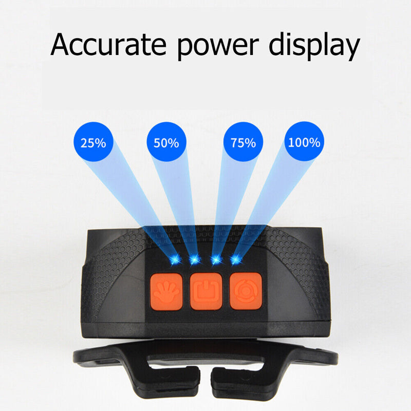 Portable Headlight Motion Sensor Camping Waterproof Rechargeable Mini Flashlight