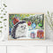 Frameless Hand Painted Picture DIY Snowing Hedgehog Painting By Numbers Craft
