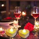 24pcs LED Tea Lights Candles Simulation Flame Colorful Flickering Pillar Candles