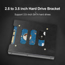 10x 2.5 inch to 3.5 inch SSD HDD Mounting Adapter Hard Drive Holder Bracket