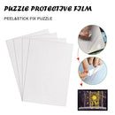 Puzzle Stickers Fixed 1000pcs Jigsaw Large Clear Transparent Peel Glue Sheets
