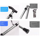 5-section Hiking Pole Non-slip Climbing Stick Adjustable Collapsible for Elde