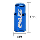 2pcs Aluminum Alloy Bike Valve Cap Bicycle Wheel Valve Cover Cap (Blue FV)