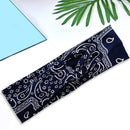 Bohemian Print Headbands Women Cross Running Sports Headdress Headwear Hairband