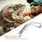 Stainless Steel Fishing Traps Pike Hooks Crab Grabber Fishing Clamp Tool