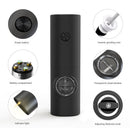 Electric Automatic Salt Mills with LED Light Food Crusher for Cumin Clove Fennel