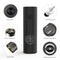 Electric Automatic Salt Mills with LED Light Food Crusher for Cumin Clove Fennel