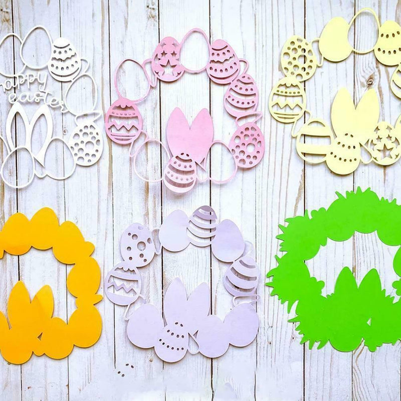 2022 Easter Bunny Garland Home Garden Door Wall Decor Hanging Easter I9X4