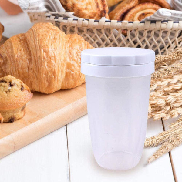 Plastic Powder Icing Sugar Cocoa Chocolate Flour Duster Sugar Shaker Hot Z7L9