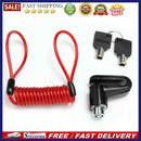Anti-Theft Disc Brakes Lock w/ Steel Wire for M365 Scooter (Red+Black)