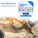 TOOPRE 2 Pairs Bicycle Chain Link Connector Seals MTB Bike Quick Master Links