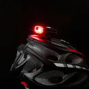 2"" 1 Bike Helmet Light USB Rechargeable Front Back Rear Headlight Flashlight