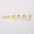 150pcs/set Wire Cable Connectors Ring Crimp Terminal Electrical Non-insulat