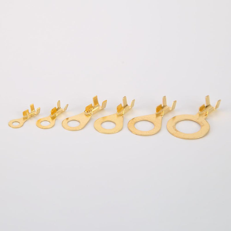 150pcs/set Wire Cable Connectors Ring Crimp Terminal Electrical Non-insulat