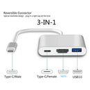 TYPE-C 3-in-1 Adapter USB 3.1 10Gbps HDMI-Compatible USB-C Hub for Laptop