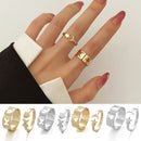 Jewelry Star Moon Hollow Out Ring Mini Knuckle Open Rings Fashion Jewelry
