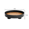 Plastic Round Storage Tray Ring Plate Jewelry Display Storage Plate (Black)