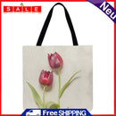 Dasfie Schulter-Einkaufstasche mit Blumenmuster und groï¾em Fassungsverm?en, 40