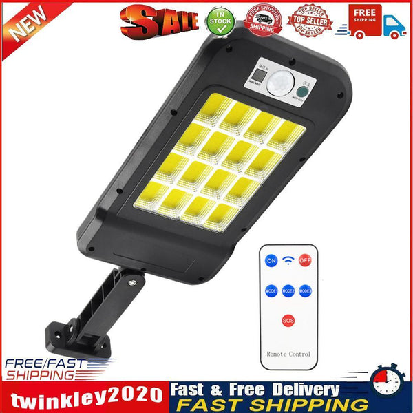 Solar Remote Control Human Body Induction Integrated Wall Light (240COB) Newly