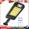 Solar Remote Control Human Body Induction Integrated Wall Light (240COB) Newly