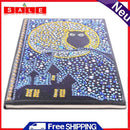 DIY Owl Special Shaped Diamond Painting 50 Pages A5 Sketchbook Journal Book Gift