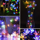 20LED 5m Solar Cherry Blossom String Light Decorative Lamp (Four Colors) Newly