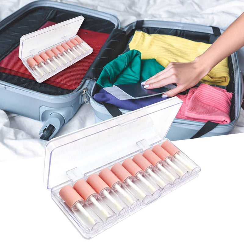 Empty Lip Balm Lip Gloss Tubes Lipstick Stick Tube K4G3 Clear Bottle W9J8