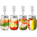 Wide Mouth Mason Jar Fermentation Lid Household Premium Pickle Bottle (B)