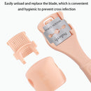 PP Pedicure Callus Shaver Durable Portable Feet Razor Care Tool (Pink) Newly