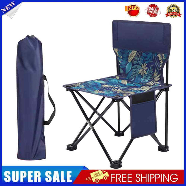 Outdoor Portable Fishing Chair Leisure Folding Stool Aluminum Alloy Camp Ch