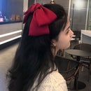 Women Hair Accessories Rubber Bands Satin Ribbon Bow Hair Rope Ponytail Holde
