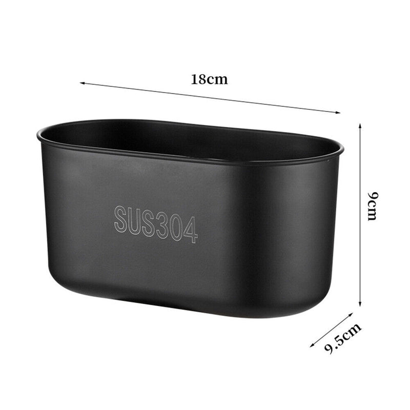 Stainless Steel Sink Drain Basket for Kitchen Corner Rack Strainer (Black) Newly