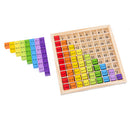 Wooden 99 Multiplication Table Montessori Enlightenment Early Educational Toys