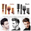 Hairdressing  Tool Durable Barber Shop Fork Comb Hair Brush Wide Teeth