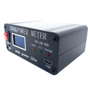 1.8mhz-50mhz Standing Wavemeter USB Charging Swr Power Meter OLED Fm Am Cw