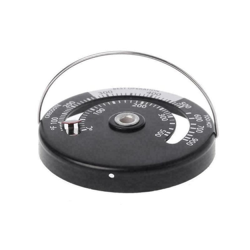 Magnetic Woodstove Pipe Thermometer Fireplace Flue 2021 Z0Q Heat H HOT C1J7