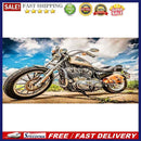 Motorcycle Oil Paint By Numbers DIY Handpainted on Canvas Wall Picture Unfr