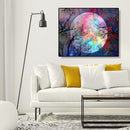 Painting By Numbers DIY Color Moon Canvas Oil Wall Art Picture Ornaments Kit