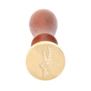 Retro Yellow Pear Wood Handle Custom Document Sealing Wax Stamp Post Decorati
