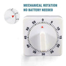 Kitchen Timer Egg&Square Shaped Kitchen Cooking Timer U7A5 Mechanical Alarm N6Q6