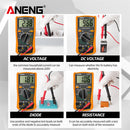 2000 Counts Digital Multimeter AC DC Resistance Frequency Meter (Orange) Newly
