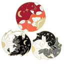 Rabbit Animal Fox Costume Jewelry Brooch Bagua Chart Brooch Enamel Badge