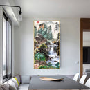 Waterfalls Oil Paint By Numbers Kits DIY Handpainted on Canvas Wall Art Picture