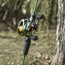 #A 7.2/1 Speed Ratio Low Profile Baitcasting Fishing Reel 13+1 Bearing Wheel Tac