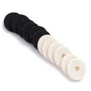 50pcs Guitar Strap Lock Felt Gasket Acoustic Guitar Bass Belt Tail Nail Cushi