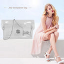 PVC Transparent Women Crossbody Shoulder Bags Chain Casual Travel Phone Purse