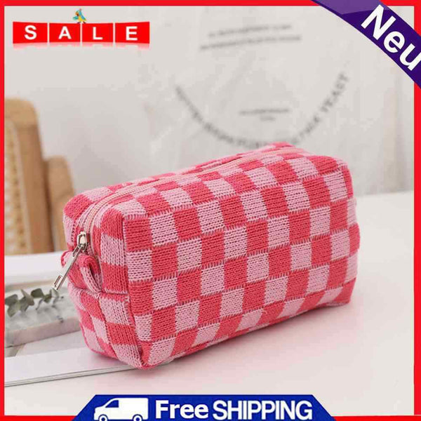 2pcs Makeup Case Knitting Makeup Bags Toiletry Bag Organizer for Weekend Holiday