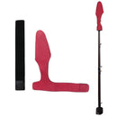 2pcs Fishing Rod Covers Pole Glove Protector+Tie Wrapping Band Belt (Red) Newly