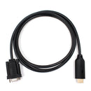 1.5m HDMI Male to VGA Male Cable for Computer Monitor Projector TV Game Console